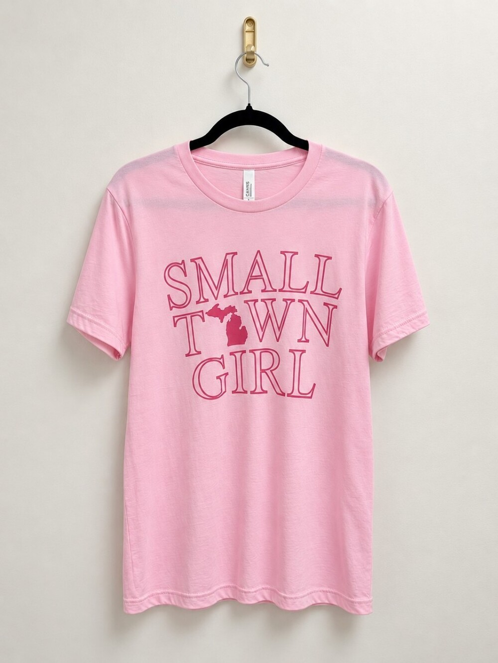 Small Town Girl Pink Custom T-Shirt